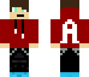red hoodie
