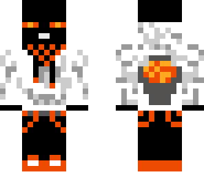 smyling orange enderman