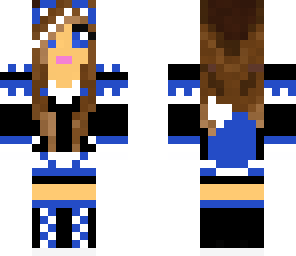 cute blue fox girl