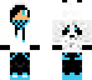 cool blue panda