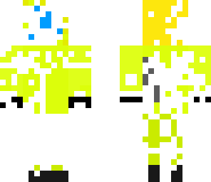 pixelized diver