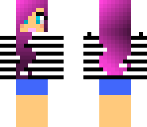 pink hair girl