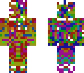 multicolored man
