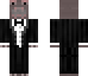 tuxedo hippo
