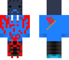 bloody exacuter  with axe on his back 