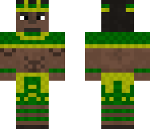 green mayan king