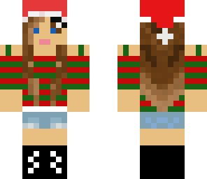 edited cute christmas girl 3