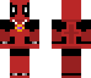 deadpool with skydoesminecraft amulet
