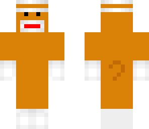 orange sock monkey