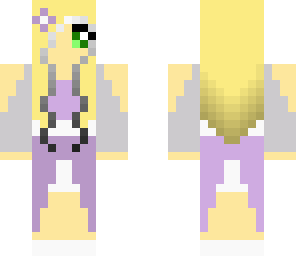 purple prom girl