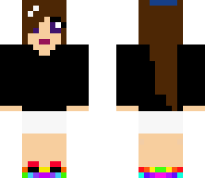 brown haired girl with pony tail