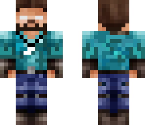 herobrine guy with tooth necklace