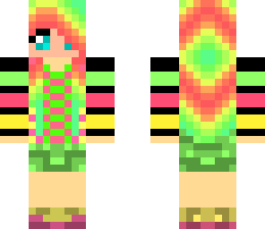 colorful girl