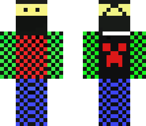 ninja checkerboard man