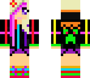 neon dj chick blond