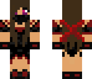 red ninja girl