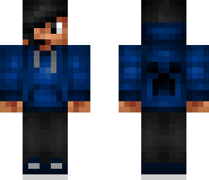 gamer teen in blue