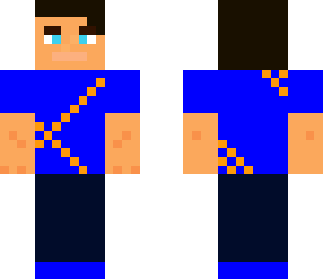 guy in blue t-shirt