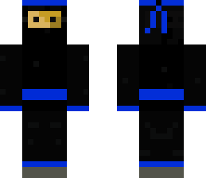 girl ninja blue
