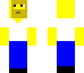 homer with a cardboard bag on his head 