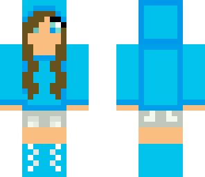 blue girl