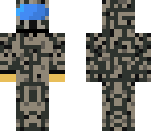 soldier with powersuit and bedrock cammo