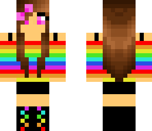 rainbow girl