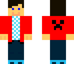 guy in shirt and red jumper