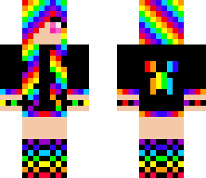 rainbow creeper girl