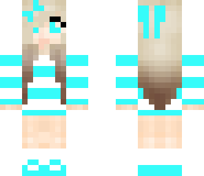 cute blue girl