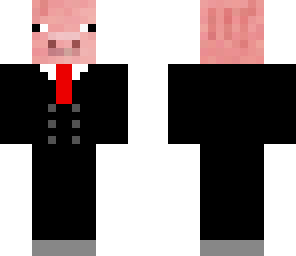 pig in tux