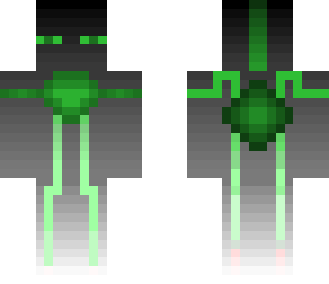 tron enderman - green