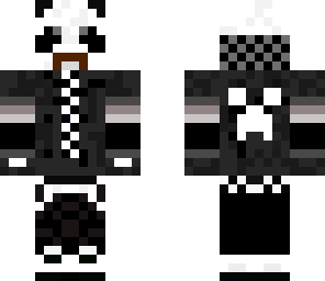 awesome panda in a tie