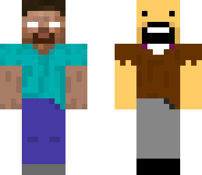half herobrine half notch