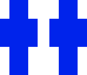 blue man