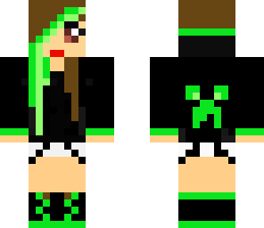 me in real life if i hade green in my hair