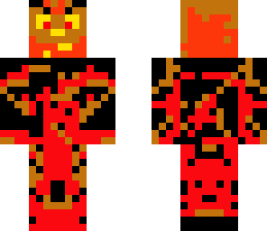 the evil pupkinman on fire