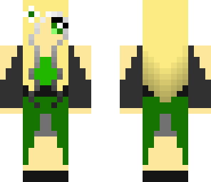 green prom girl