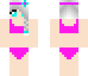 pink swimsuit