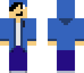 blue jacket boy