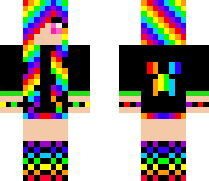 rainbow creeper girl
