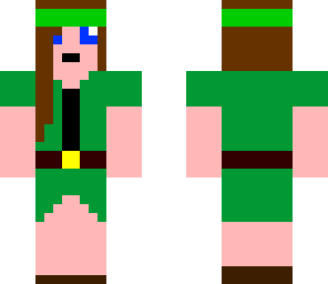 lady in green