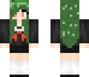 green headed girl