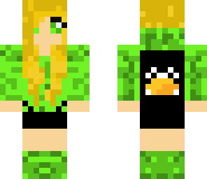 green penguin girl for anna