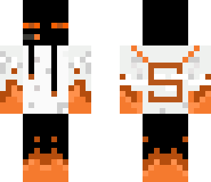 gamer enderman oranje - snow036