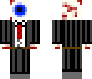 eyeball in a suit