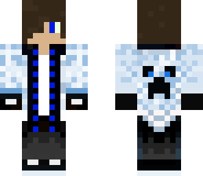 blue gangster with headphones