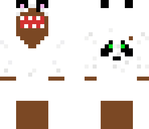 domo in a panda sweater