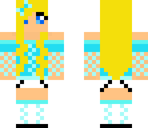 blond blue teen