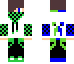 cool green and blue teen